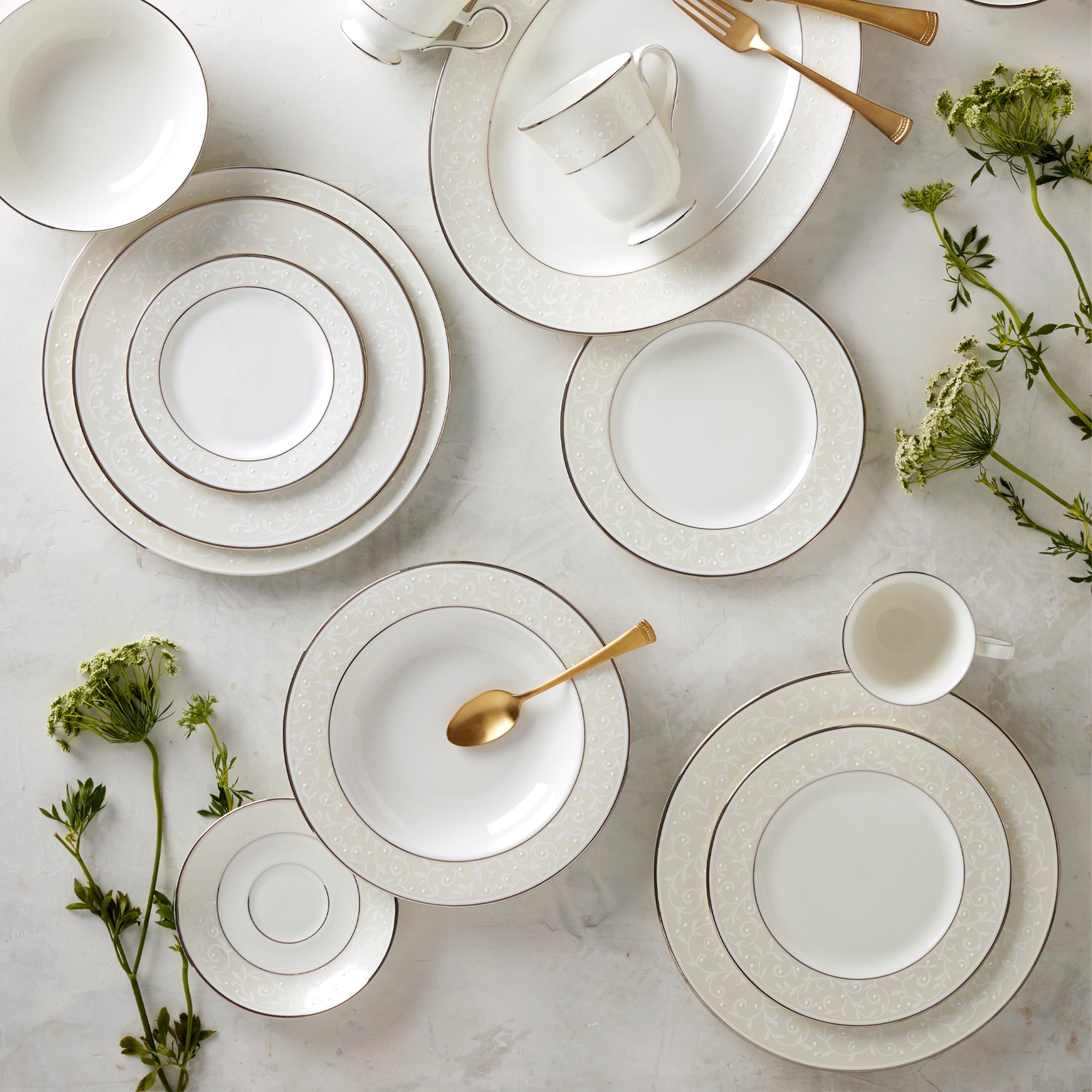 Lenox Fine Lenox Fine Opal Innocence 3-Piece Place Setting - Image 3