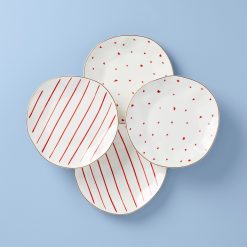 Lenox Fine Lenox Fine Garnet Bay 4-Piece Dessert Set
