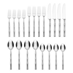 Alternative view of Lenox Fine Lenox Fine Bamboo 20-Piece Flatware Set