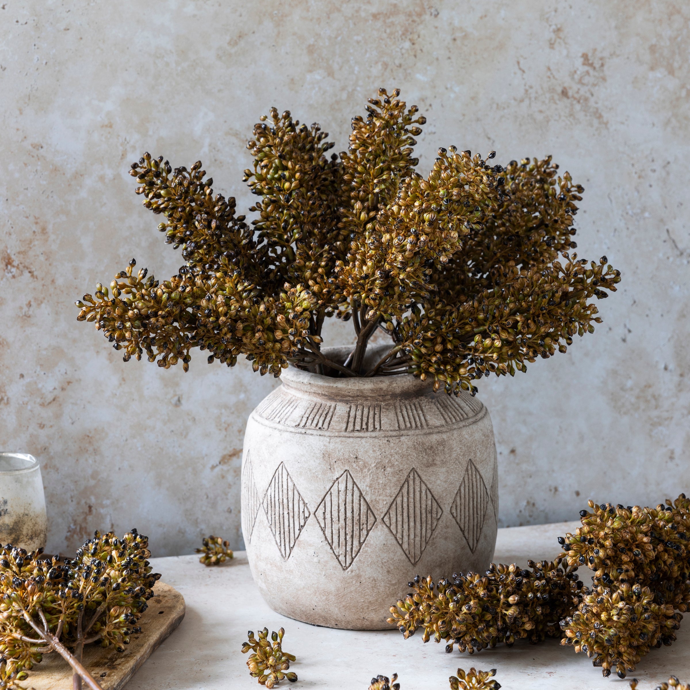 Lenox Fine Lenox Fine Artificial Sorghum Stem, Umber