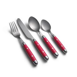 Lenox Fine Lenox Fine Jubilee Red 16-Piece Flatware Set