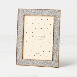 Lenox Fine Lenox Fine Sitting Pretty Silver Glitter 5x7 Photo Frame