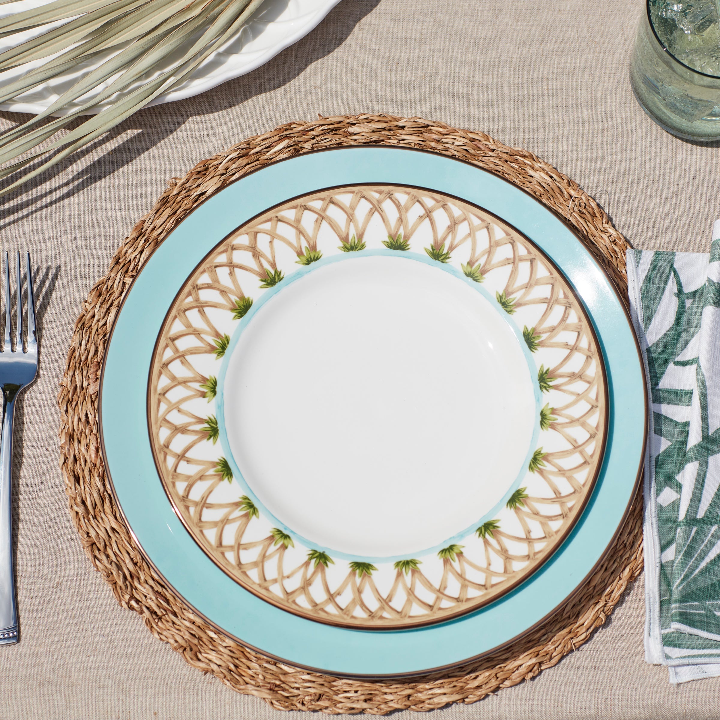 Lenox Fine Lenox Fine British Colonial Bamboo Accent Plate - Image 5