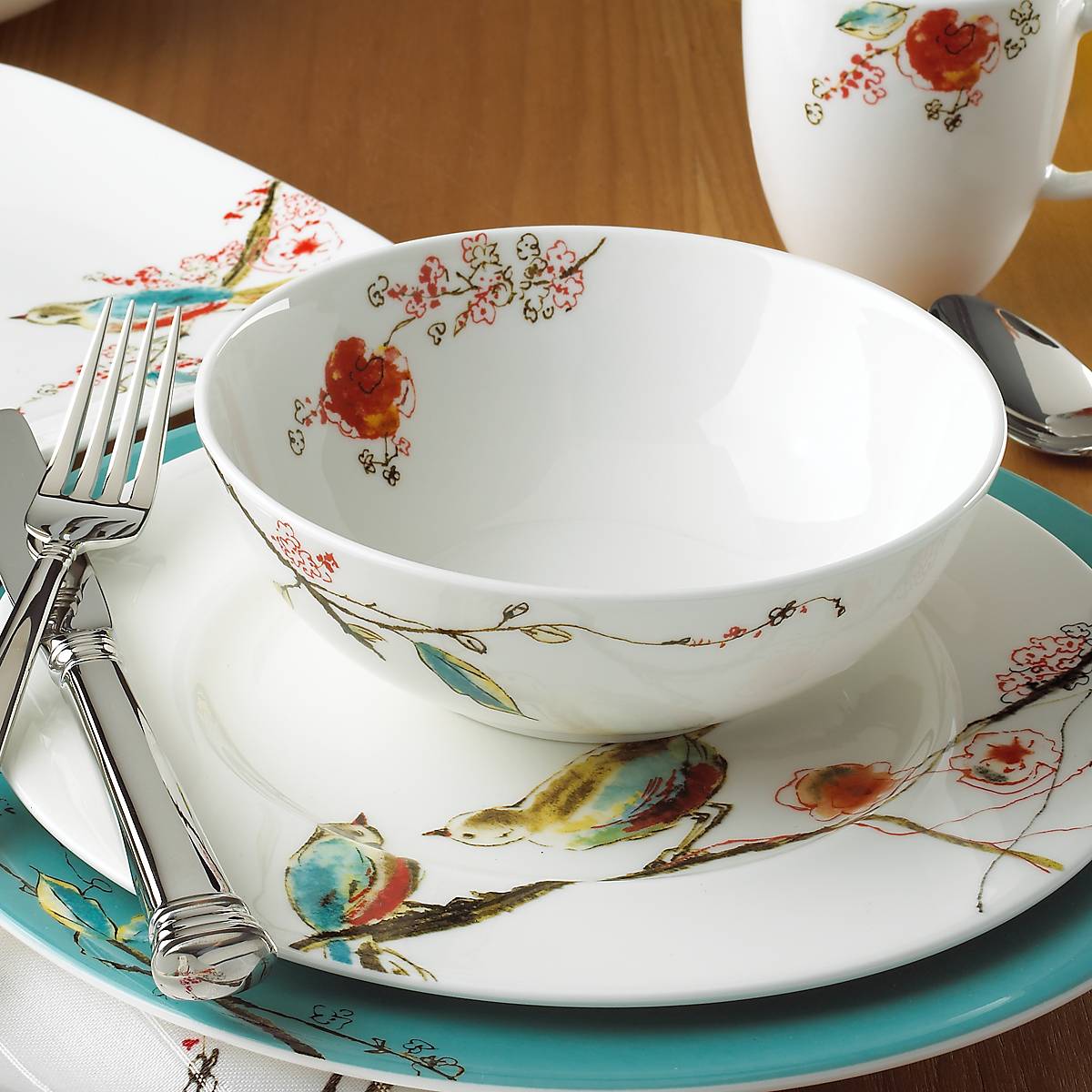 Lenox Fine Lenox Fine Chirp 4-Piece Place Setting - Image 5