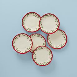 Lenox Fine Lenox Fine Holiday Accent Plates, Set of 6