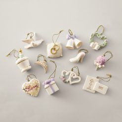 Lenox Fine Lenox Fine Wedding Bliss 12-Piece Mini Ornament Set