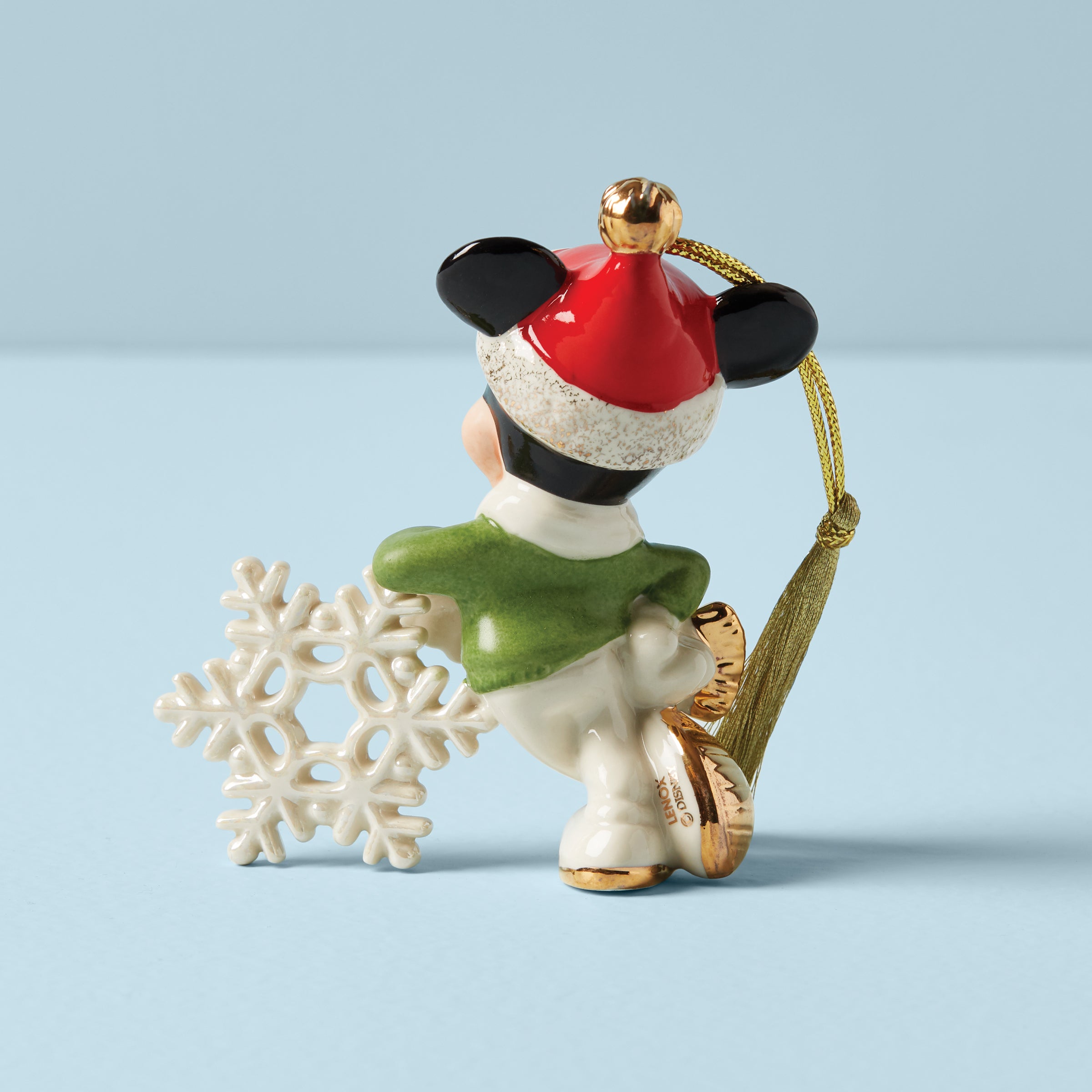 Lenox Fine Lenox Fine Personalized Mickey Mouse Snowflake Ornament - Image 2
