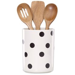 Lenox Fine Lenox Fine Deco Dot 4-Piece Utensil Holder Set