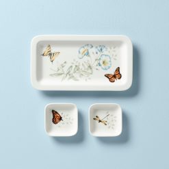 Alternative view of Lenox Fine Lenox Fine Butterfly Meadow Sushi Plate & Bowls