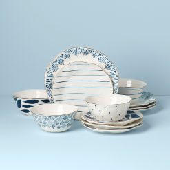 Lenox Fine Lenox Fine Blue Bay 12-Piece Dinnerware Set