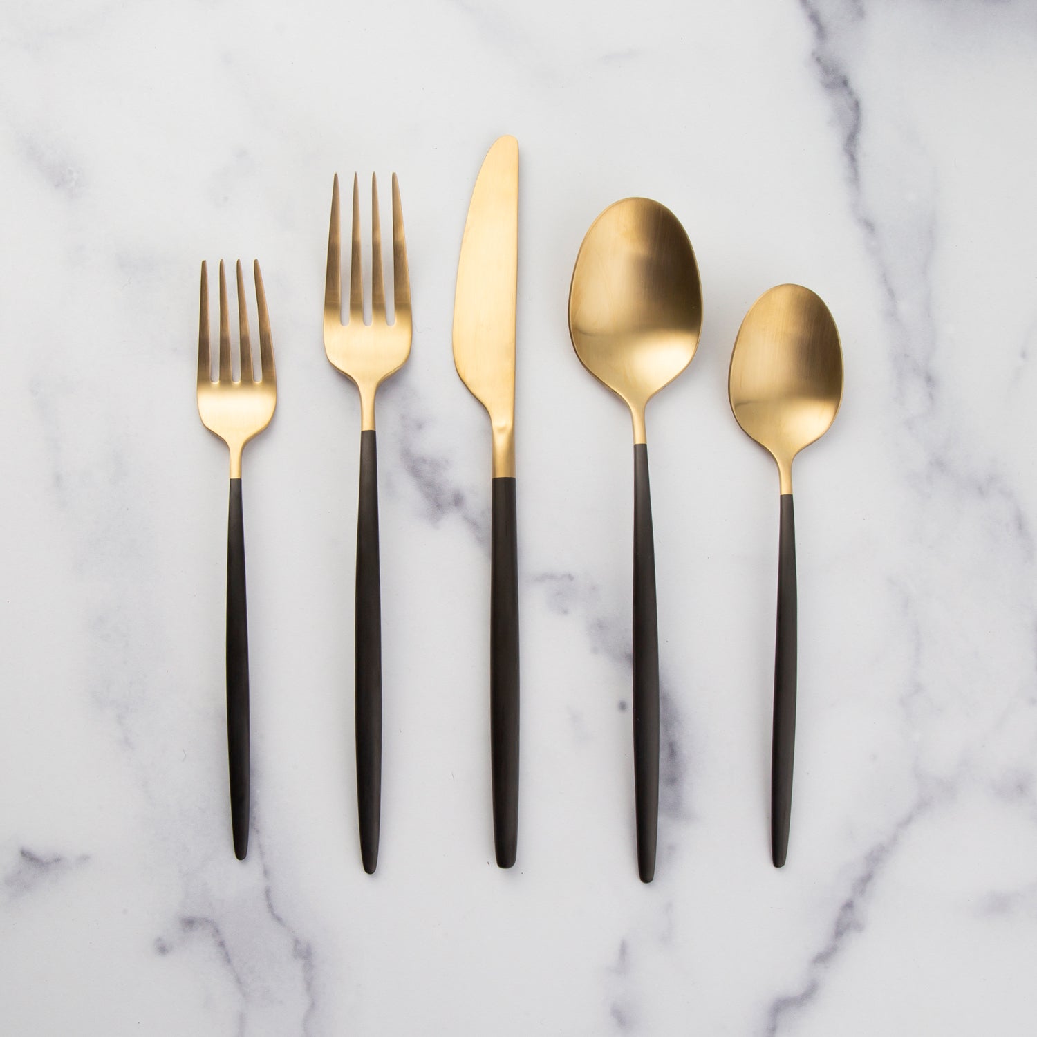 Lenox Fine Lenox Fine Gaze Black Champagne Satin 20-Piece Flatware Set
