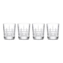 Lenox Fine Lenox Fine Deklan Crystal Double Old Fashion Glasses, Set of 4