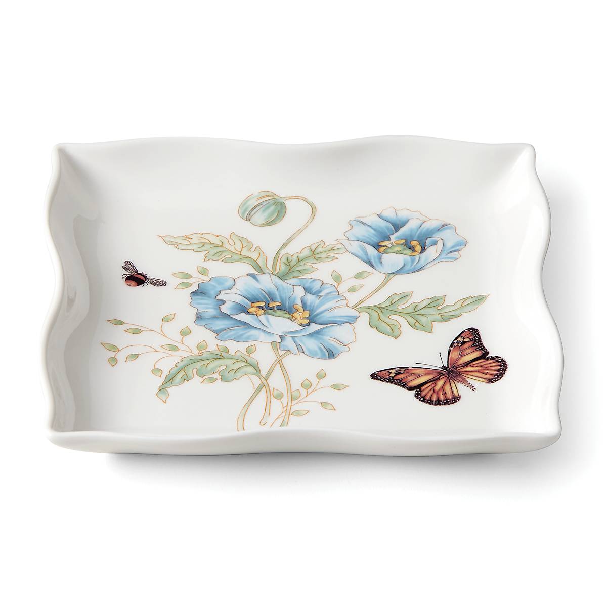 Lenox Fine Lenox Fine Butterfly Meadow Square Dish - Image 4