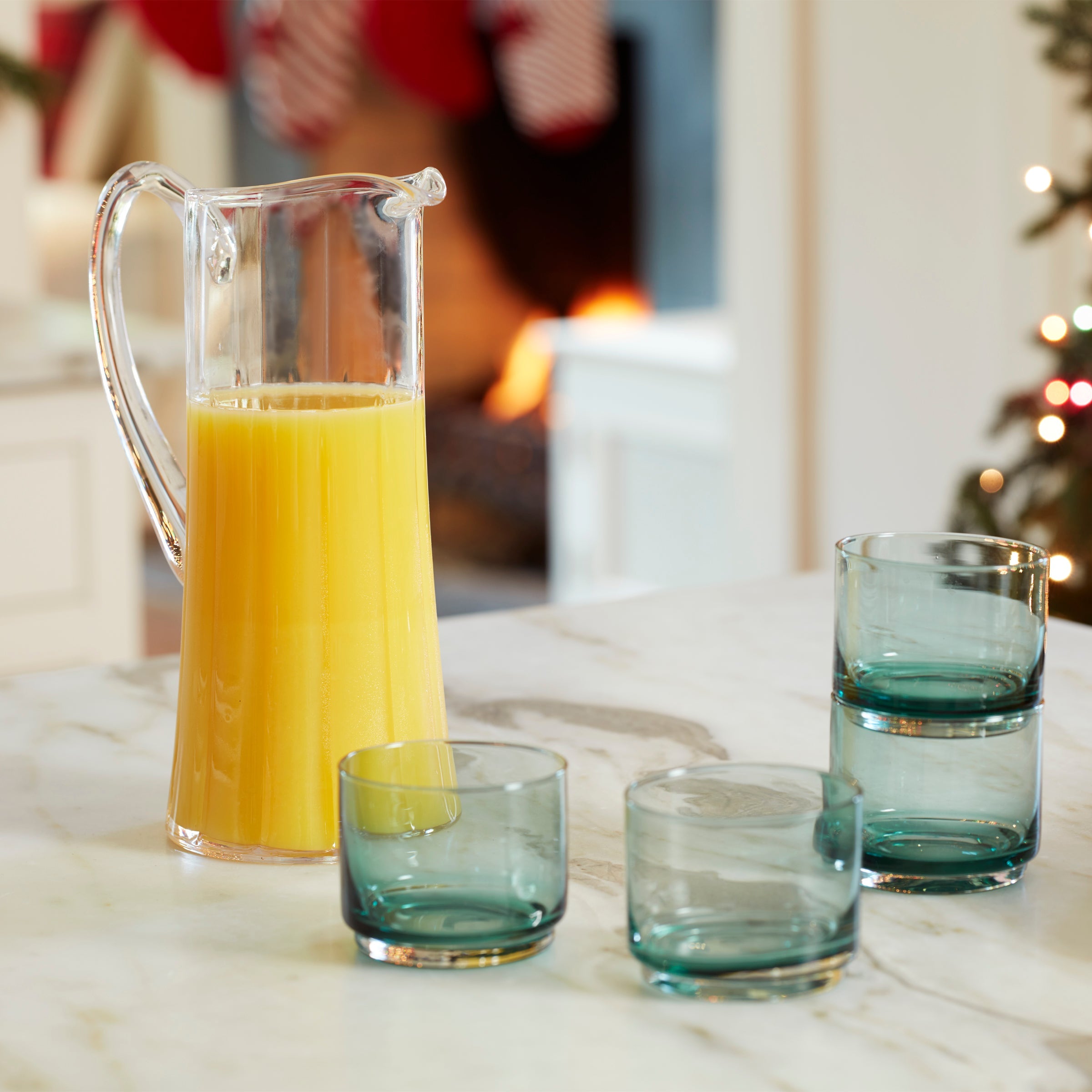 Lenox Fine Lenox Fine Tuscany Classics Stackable Green Short Glasses, Set of 4 - Image 13