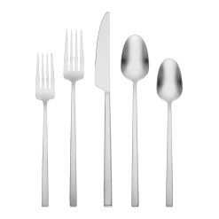 Lenox Fine Lenox Fine Damaris Satin 20-Piece Flatware Set