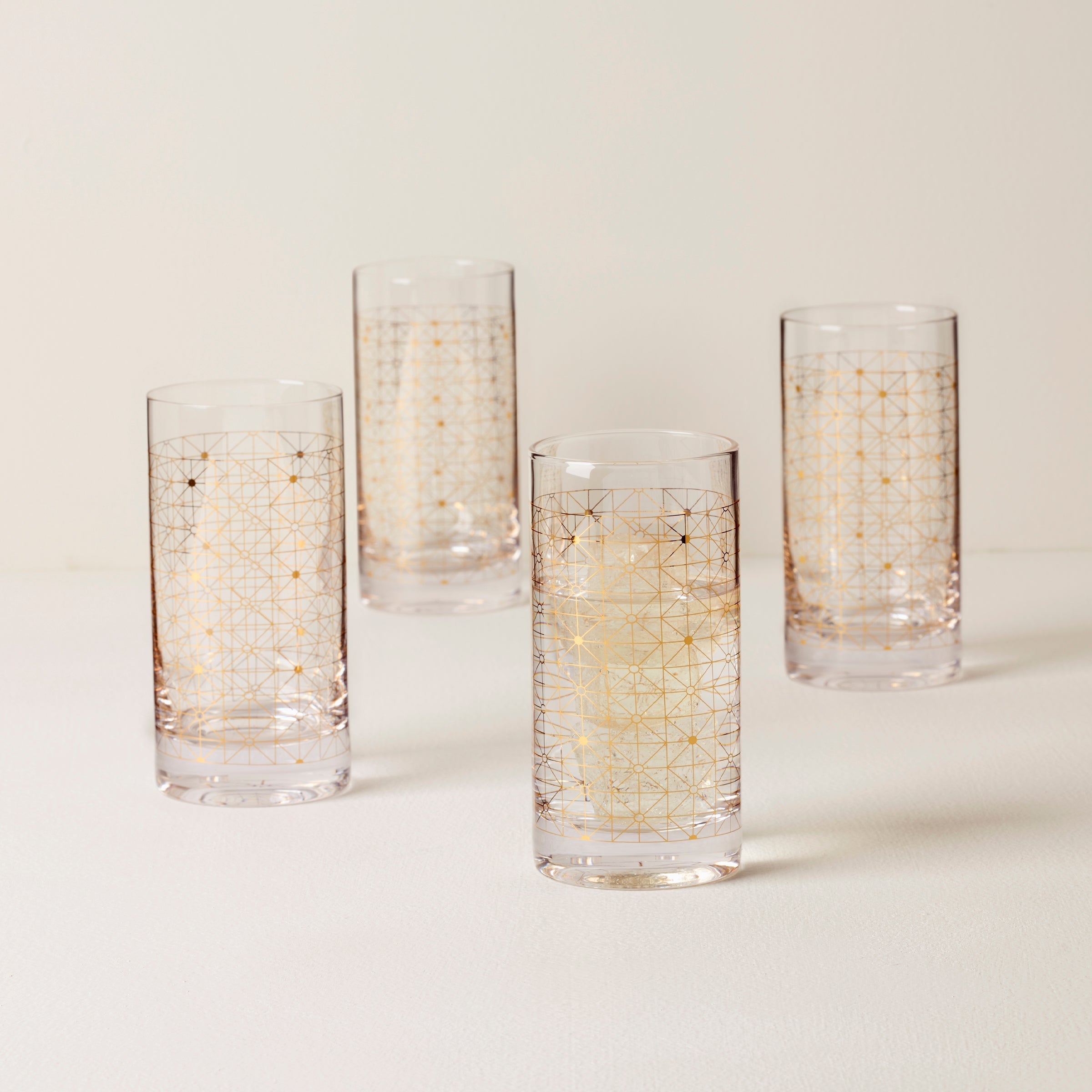 Lenox Fine Lenox Fine Tuscany Classics Gold Dust Highball Glasses, Set of 4 - Image 2