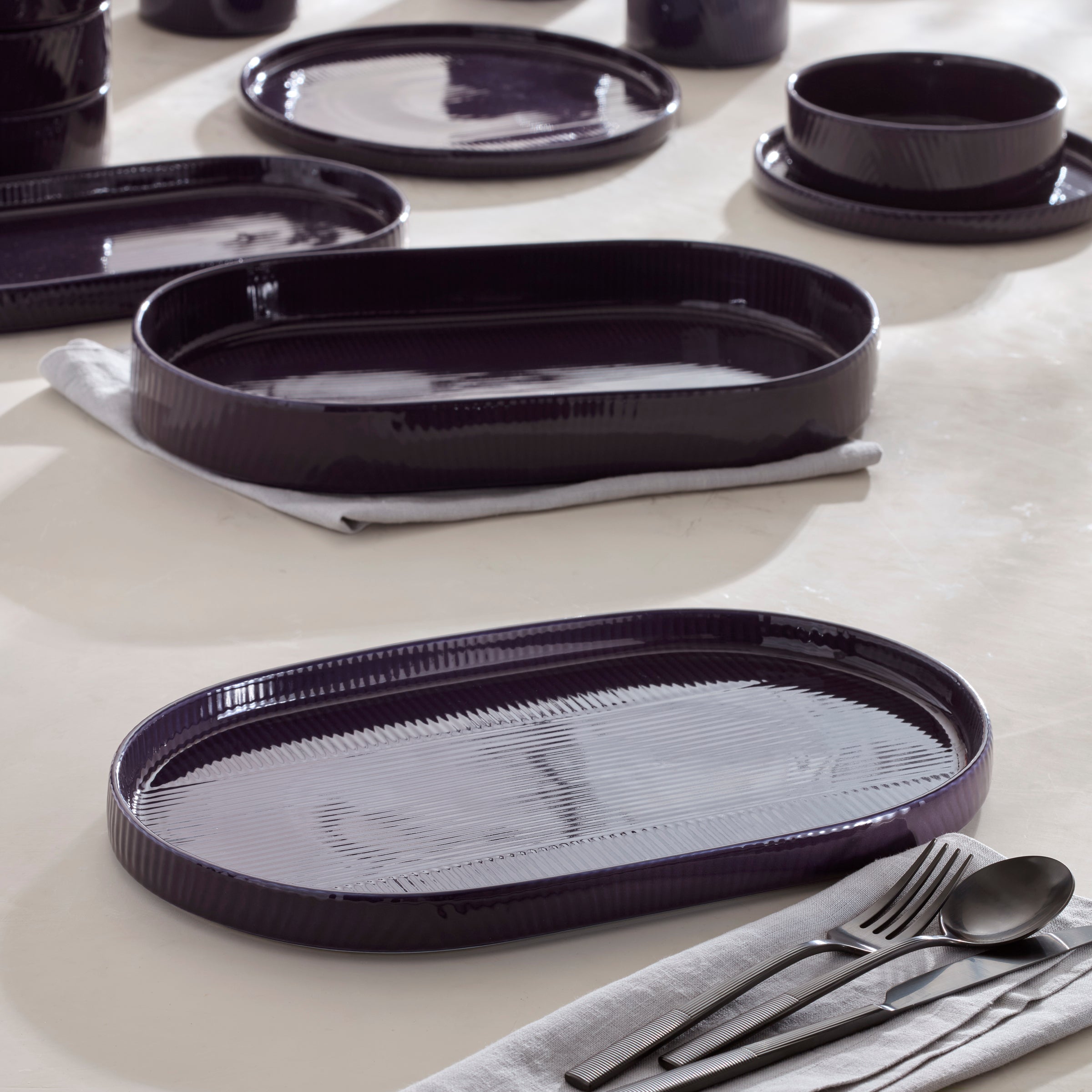 Lenox Fine Lenox Fine Modulus Nightshade 2-Piece Serving Set - Image 3