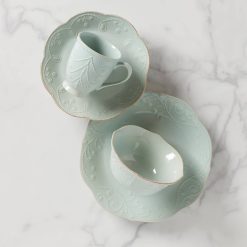 Lenox Fine Lenox Fine French Perle Ice Blue 4-Piece Place Setting