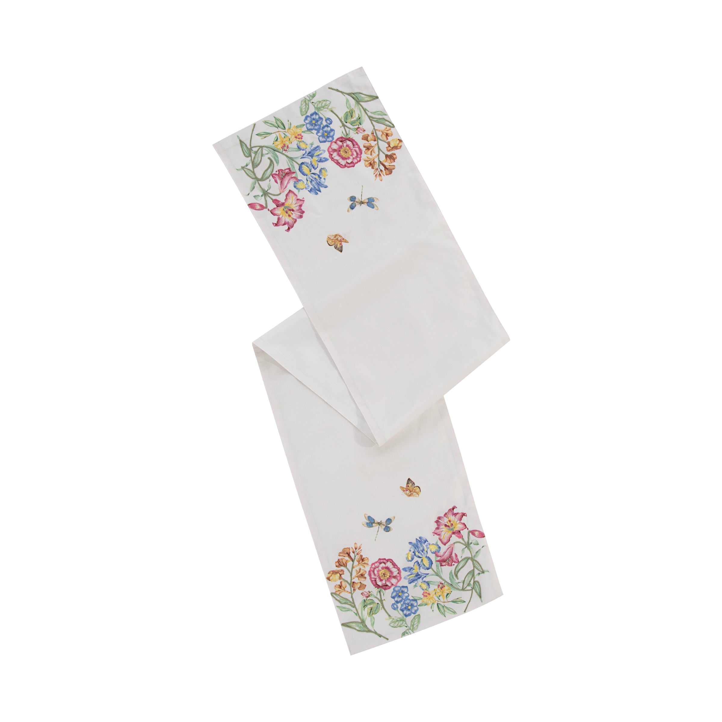 Lenox Fine Lenox Fine Butterfly Meadow Garden Embroidered Runner - Image 3