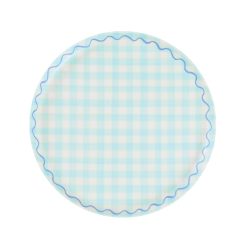 Alternative view of Lenox Fine Lenox Fine Gingham Reusable Small Plates, Set of 6