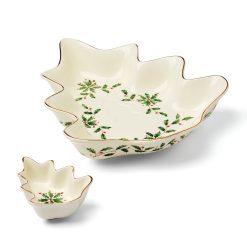 Alternative view of Lenox Fine Lenox Fine Holiday Tree Chip & Dip Set