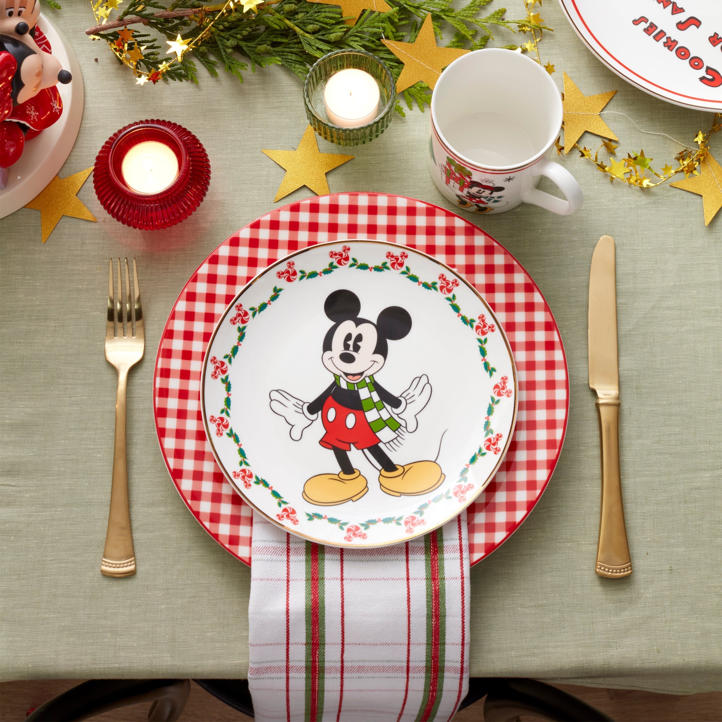 Lenox Fine Lenox Fine Disney Holiday 12-Piece Dessert Set - Image 5