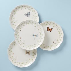 Lenox Fine Lenox Fine Butterfly Meadow Vines Dinner Plates, Set of 4