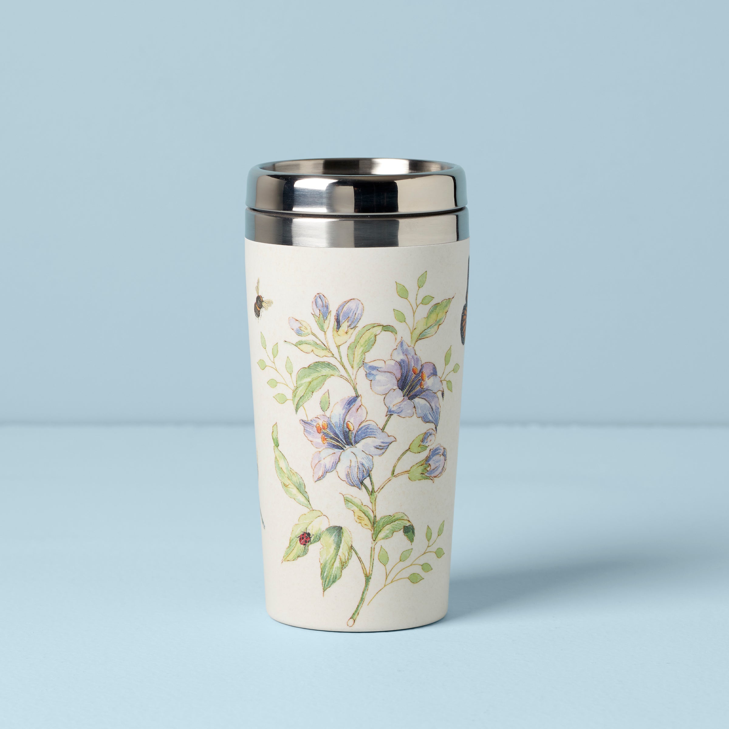 Lenox Fine Lenox Fine Butterfly Meadow Bamboo Travel Mug - Image 3
