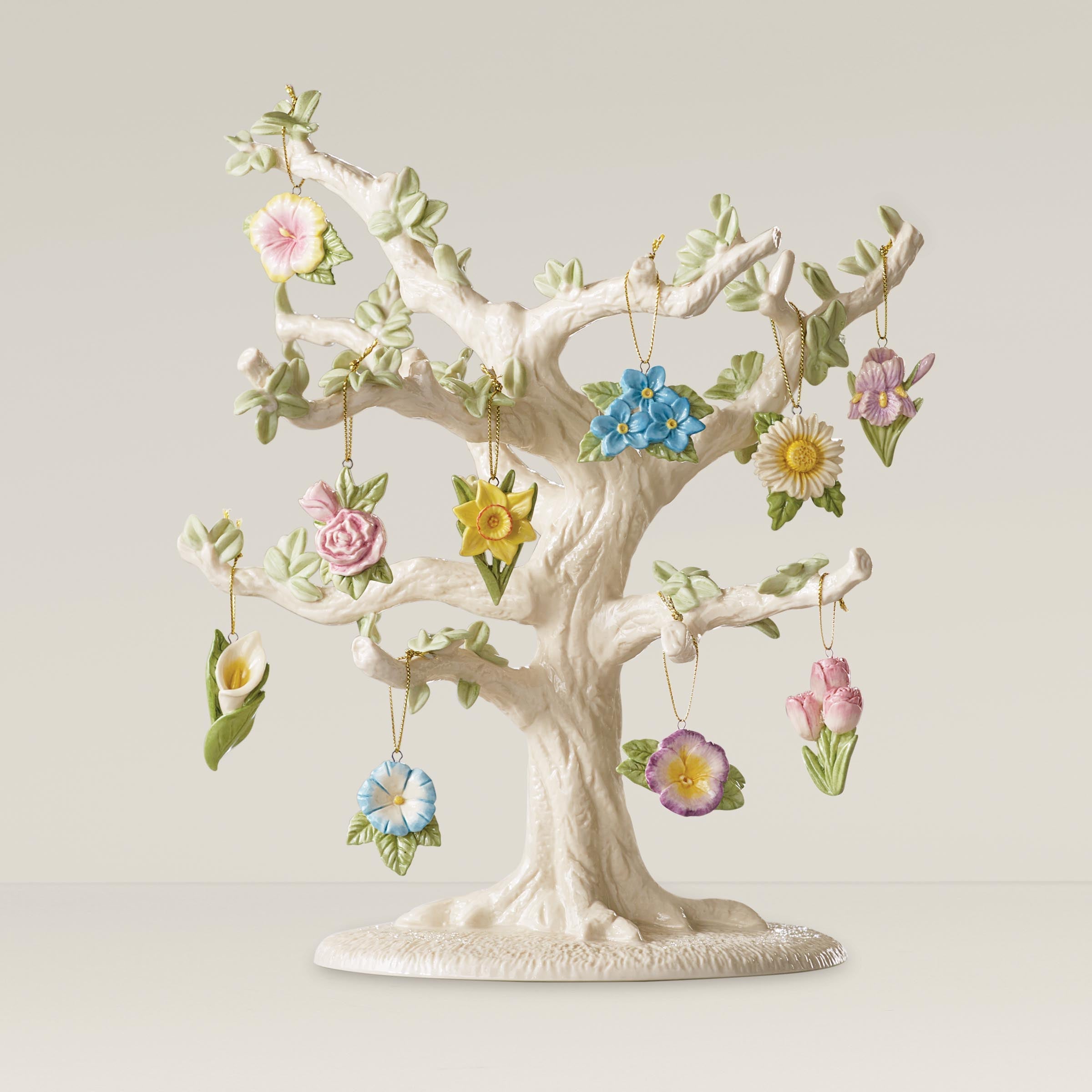 Lenox Fine Lenox Fine Celebrate Flowers 10-Piece Mini Ornament Set - Image 2