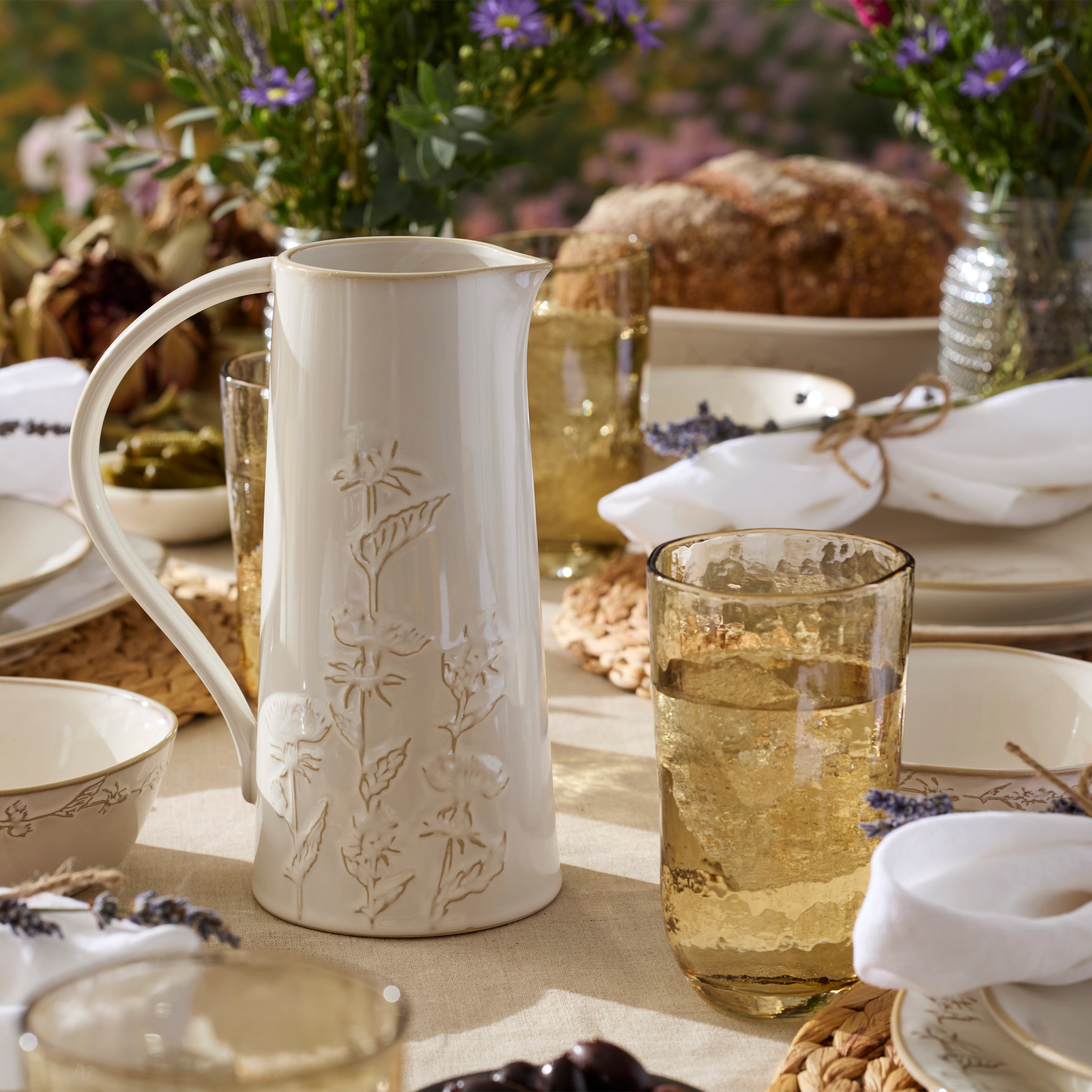 Lenox Fine Lenox Fine Homespun Amber Tall Tumbler - Set Of 4 - Image 4
