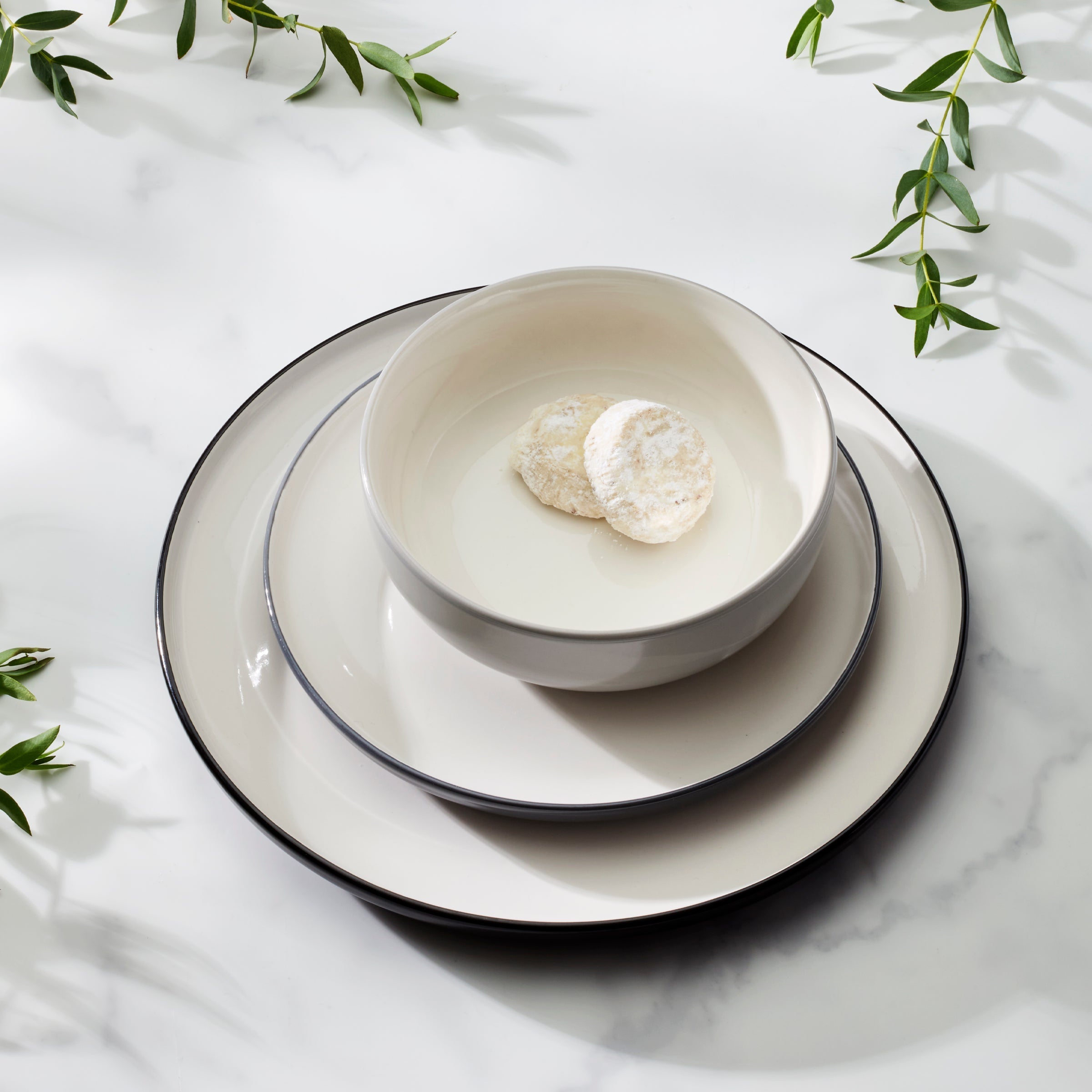 Lenox Fine Lenox Fine 24 Seven Colors Pumice 12-Piece Dinnerware Set - Image 15