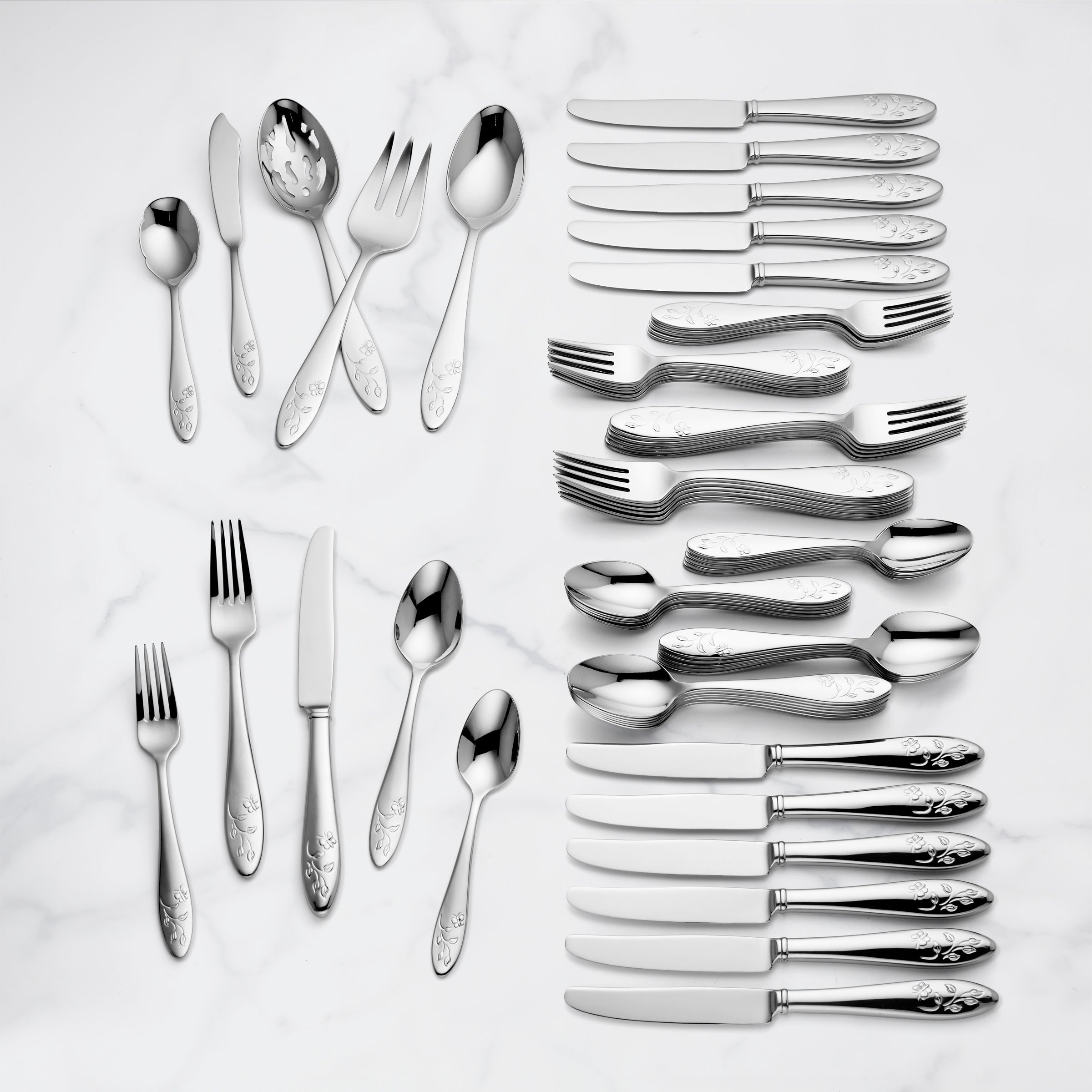 Lenox Fine Lenox Fine Butterfly Meadow 65-Piece Flatware Set - Image 2