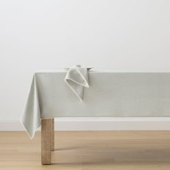 Alternative view of Lenox Fine Lenox Fine French Perle Dove Grey 60x84 Tablecloth