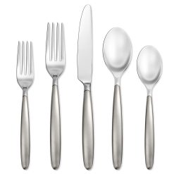 Lenox Fine Lenox Fine Tidal Frosted 30-Piece Flatware Set