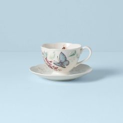 Lenox Fine Lenox Fine Butterfly Meadow Blue Cup & Saucer