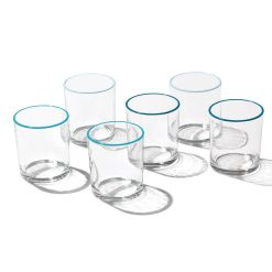 Alternative view of Lenox Fine Lenox Fine 24 Seven Turquoise 6-Piece Medium Tumbler Set
