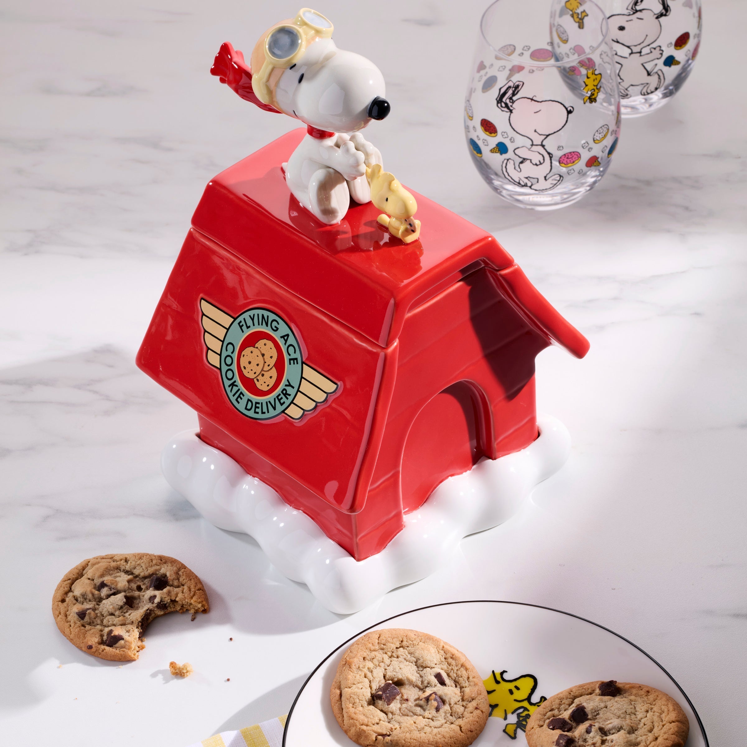 Lenox Fine Lenox Fine Chef Snoopy Figural Cookie Jar - Image 3