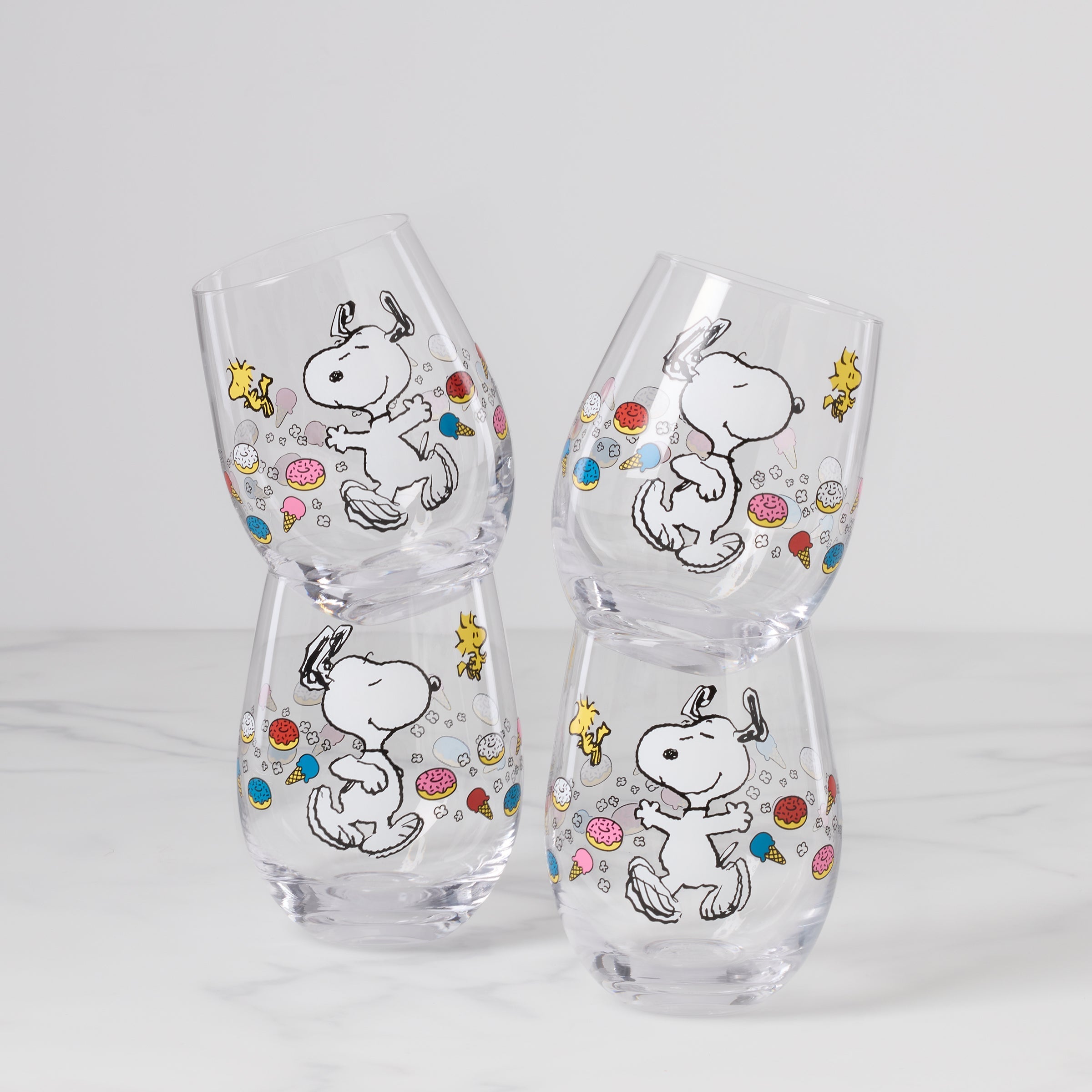 Lenox Fine Lenox Fine Chef Snoopy Tumblers, Set of 4