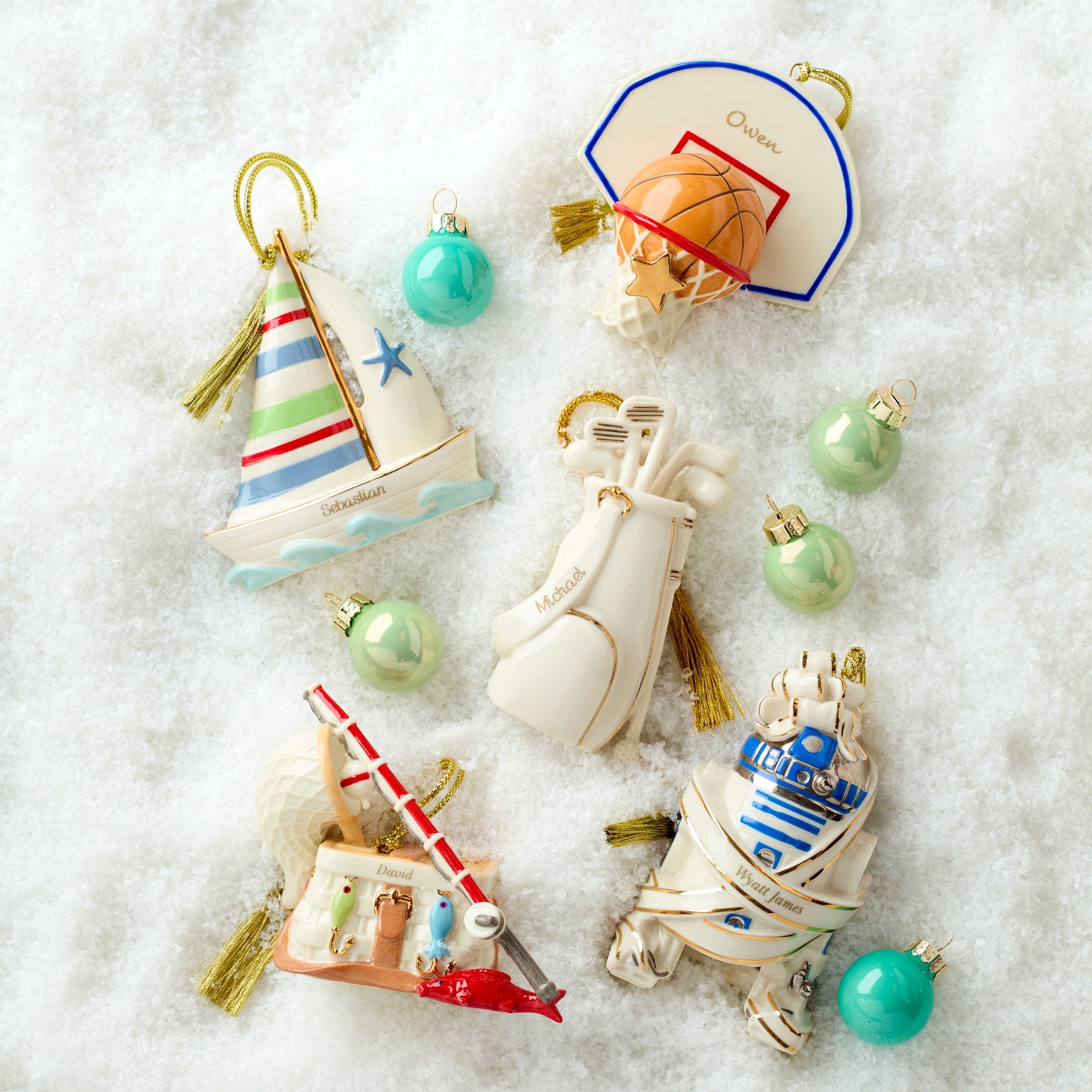 Lenox Fine Lenox Fine Personalized R2-D2 Ornament - Image 3