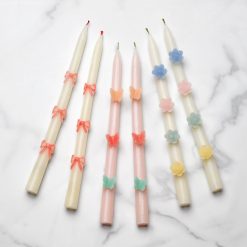 Alternative view of Lenox Fine Lenox Fine Pastel Flowers Taper Candles, Set of 2