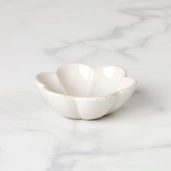 Lenox Fine Lenox Fine French Perle Scallop White Mini Dish