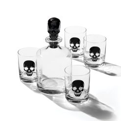 Alternative view of Lenox Fine Lenox Fine Vintro Halloween Skeleton 5-Piece Whiskey Set