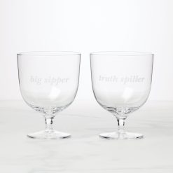 Lenox Fine Lenox Fine Truth Spiller & Big Sipper Short Glasses, Set of 2