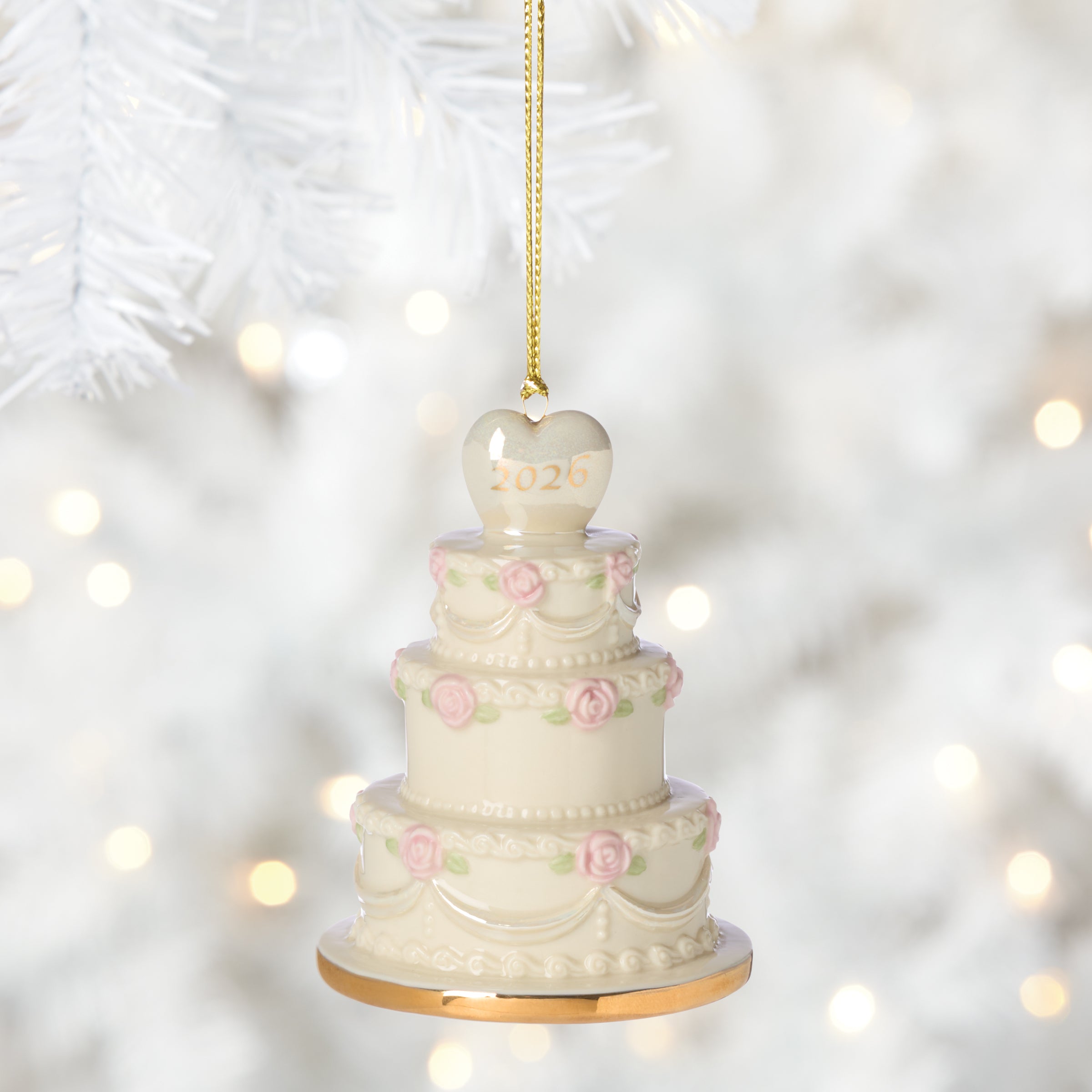 Lenox Fine Lenox Fine 2026 Wedding Cake Ornament - Image 3