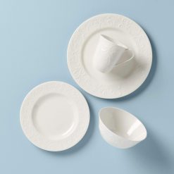 Lenox Fine Lenox Fine Opal Innocence Carved 4-Piece Place Setting