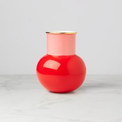 Lenox Fine Lenox Fine Make It Pop Warm Red Bouquet Vase