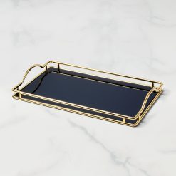 Lenox Fine Lenox Fine Make It Pop Navy Glass Vanity Tray