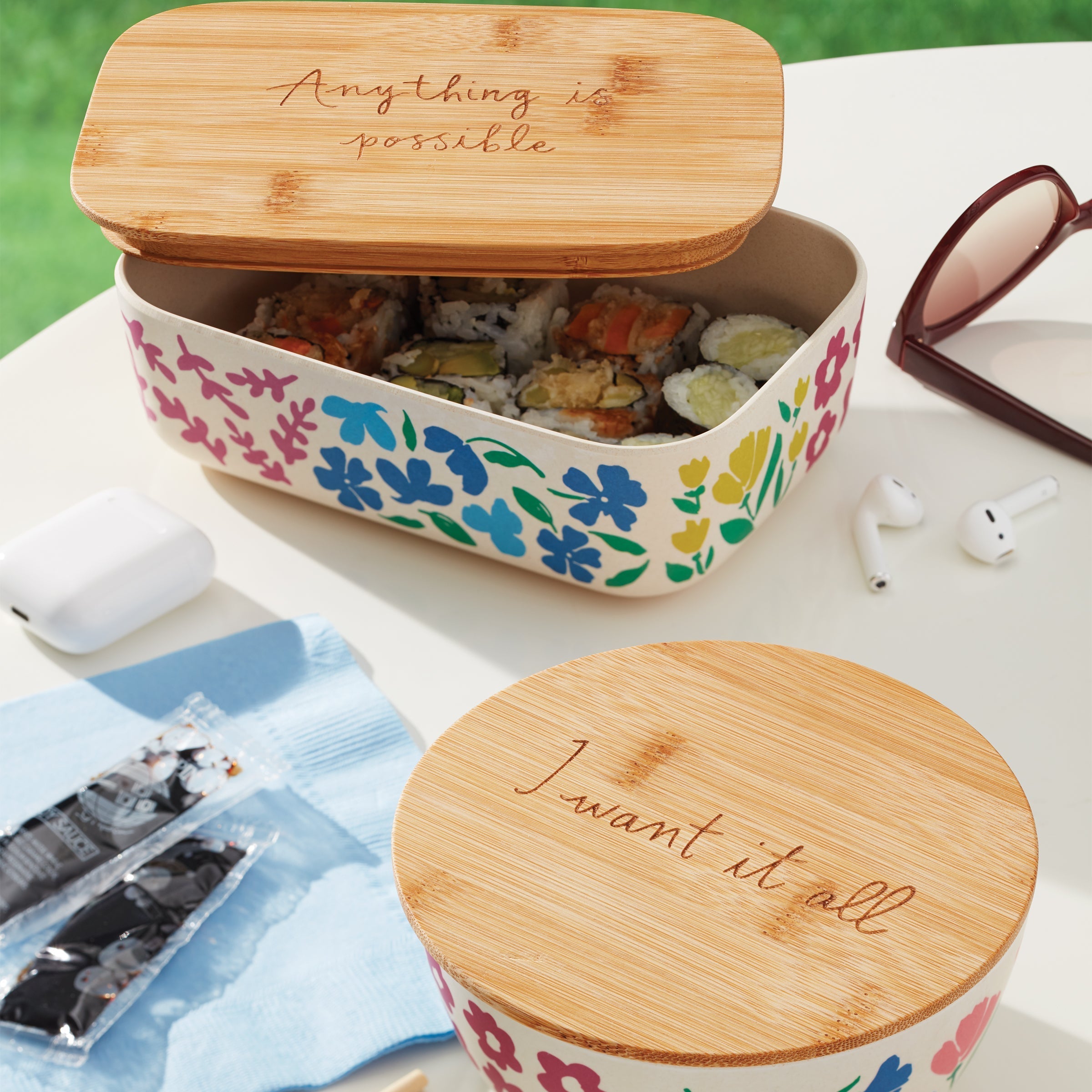 Lenox Fine Lenox Fine Floral Fields 2-Piece Container Set - Image 2