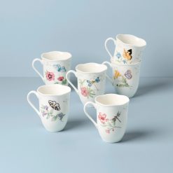 Alternative view of Lenox Fine Lenox Fine Butterfly Meadow Mugs, Set of 6