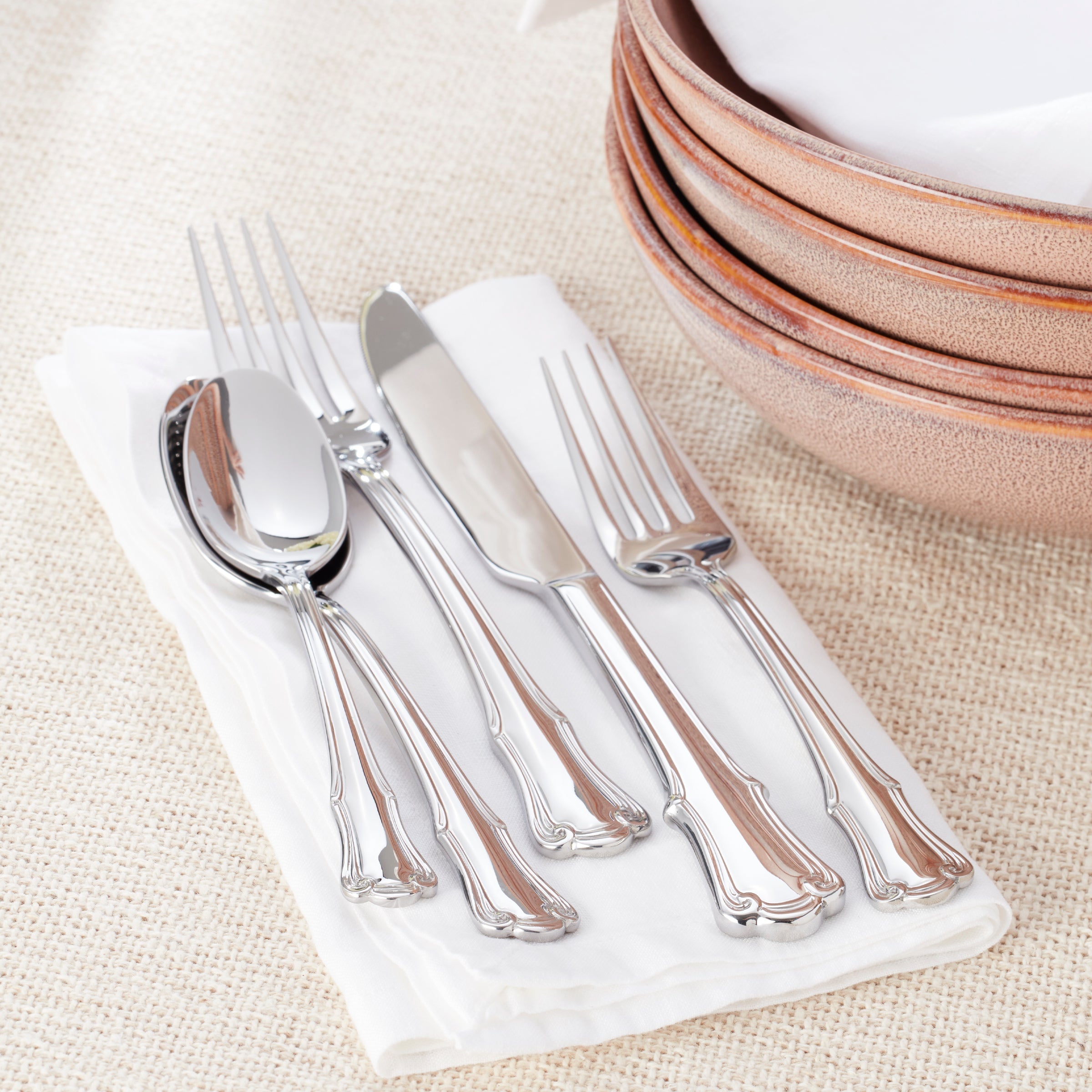 Lenox Fine Lenox Fine James Street 45-Piece Set Flatware - Image 4
